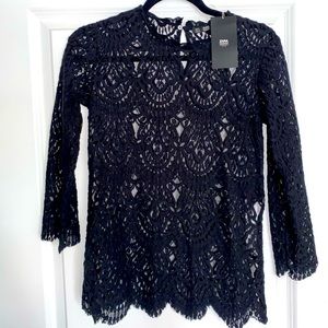 NWT Zara Lace Top